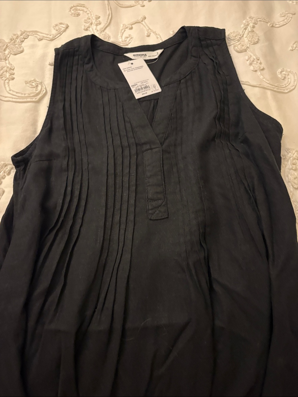 Sonoma Sleeveless Black Midi Dress - Picture 3 of 4